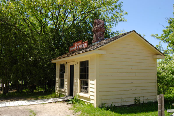 view of the cobbler’s shop